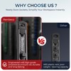 Reniteco Magnetic Socket Organizer Set, 6PC 1/2" 3/8" 1/4" Drive
