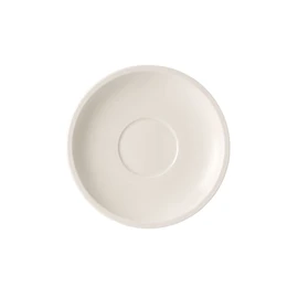 Villeroy und Boch Artesano Original Café au Lait-Untertasse, 17 cm, Premium Porzellan, Weiß