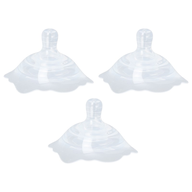 3Pcs Teat Shields 2 Layer Protective Cover for Breastfeeding Nursing
