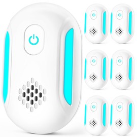 Ultrasonic Insect & Pest Indoor Repeller, 2025 Upgraded Electronic Plug-in Control Repellent for Roach, Rodent, Mouse, Mosquito, Bugs, Mice, Spider, Ant, 2 Mode Switching 312- (6 Packs-C)