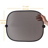 WANAPOOL Sun Visors Sunshade Blocker for Car Side Window and