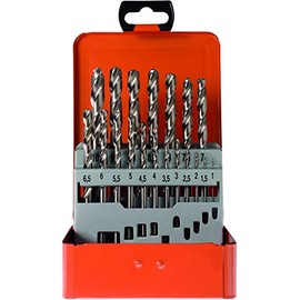 Projahn BASIC Spiralbohrer-Kassete 19-tlg. (Bohrerset, Bohrer, Spiralbohrer - je 1 Ø 1 bis 10 mm um 0,5 steigend) 60318