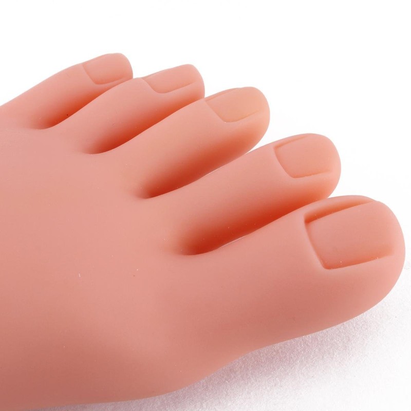 Venuse Practice Fake Foot Model Flexible Movable Soft Silicone Prosthetic