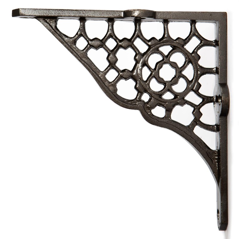 Hammer and Tongs Honeycomb Iron Shelf Bracket - D155mm -
