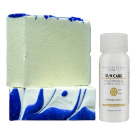 Jabón Desodorante Antibacterial Nuestra Tierra Maranta Alumbre Bicarbonato 125g