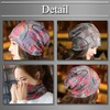 BUZZxSELECTION CAP133 Women's Knit Hat, Cap, Paisley, Stylish, Summer Knit