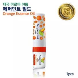 Koaroma 코아로마 태국아로마 야돔 오렌지 페퍼민트필드 인헤일러 1개 Koaroma Thailand Aroma Yodom Orange Peppermint Field Inhaler 1ea [Individual item]