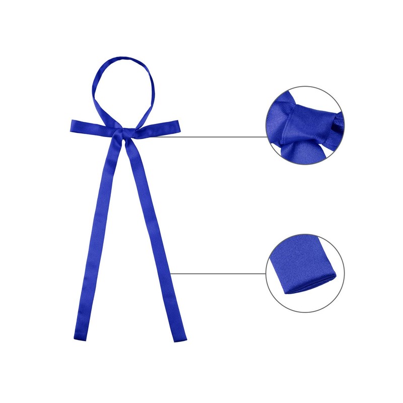 Allegra K School Ribbon, Uniform Ribbon, Ribbon Tie, Solid Color,