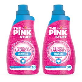 Stardrops - The Pink Stuff - The Miracle Laundry Sensitive Non Bio Liquid - 32oz Pack of 2