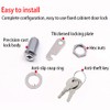 Cabinet Cam Lock, 1"(25mm) Keyed Alike Cam Locks Secure File