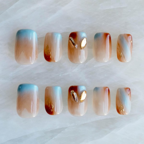 [GLORS] Purely Handmade Short Press On Nails | Adorable Bunny