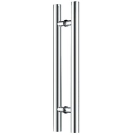 Canzak 60 inch Brushed Stainless Steel Pull Push Door Handles, Interior or Exterior, Contemporary, Modern