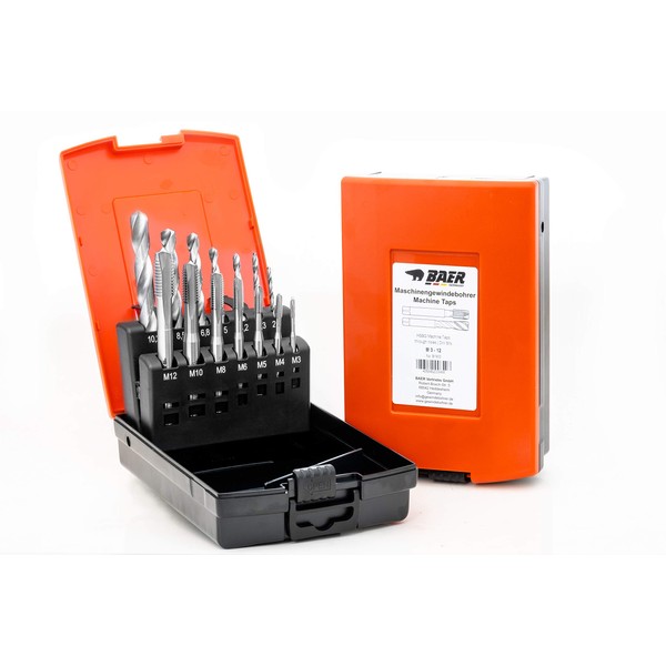 BaerCoil BAER Tap and Die Set HSSG: Machine Tap Through