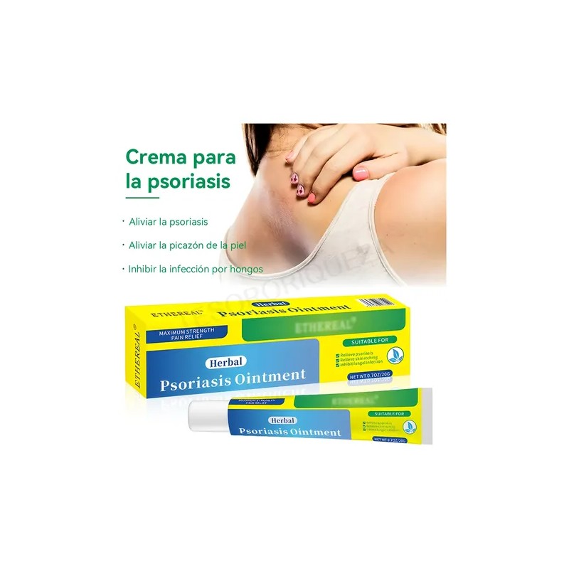 2p Crema De Psoriasis Para Varios Síntomas De Psoriasis 20g