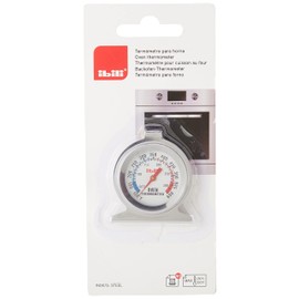 Ibili 743400 Classic Oven Thermometer, 7 x 6 cm, Silver/White