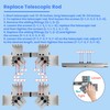 Aluminum Framing Spacing Tool Set - Adjustable 12-16 on Center