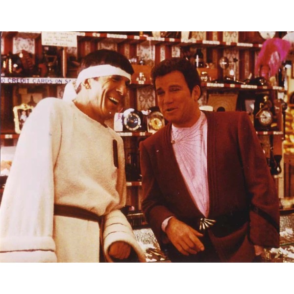 2 STAR TREK THE VOYAGE HOME blooper photos with Leonard