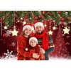 LIVUCEE 7x5FT Christmas Red Winter Snowflake Background Photography Backdrop New