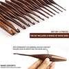 13 Pieces Premium Wooden Crochet Hooks, Crochets Hooks Set for