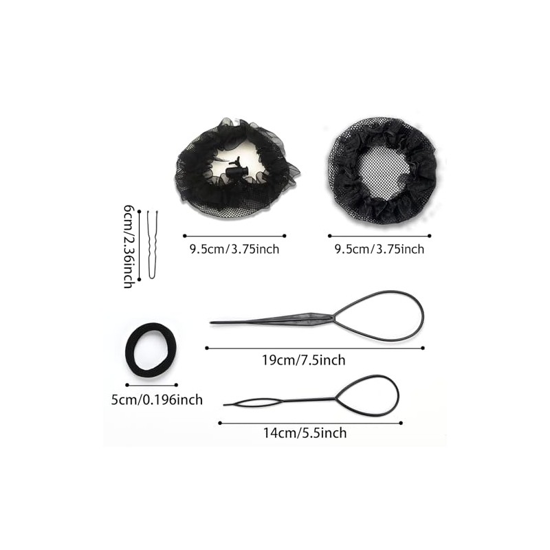 Hair Bun Maker Set de 31 Piezas Set de Accesorios