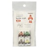 TOHKIN MZTSC-L4KI Mizutama Collaboration Design Slide Clip Coffee Large Pack
