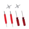 ZUFECY Tire Valve Removal Tool Installation Kit, 4-Way Valve Tool