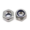 XSAJU Hex Lock Nuts M6 M5 M3 10 Pcs 304