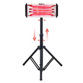 DATOUBOSS Infrared Paint Curing lamp 2000W Shortwave Infrared Paint Dryer Car Body Repair Paint Curing Systems 110V with Bracket