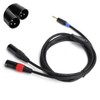 3.5mm Male to 2 XLR Male Cable Audio Line Cable