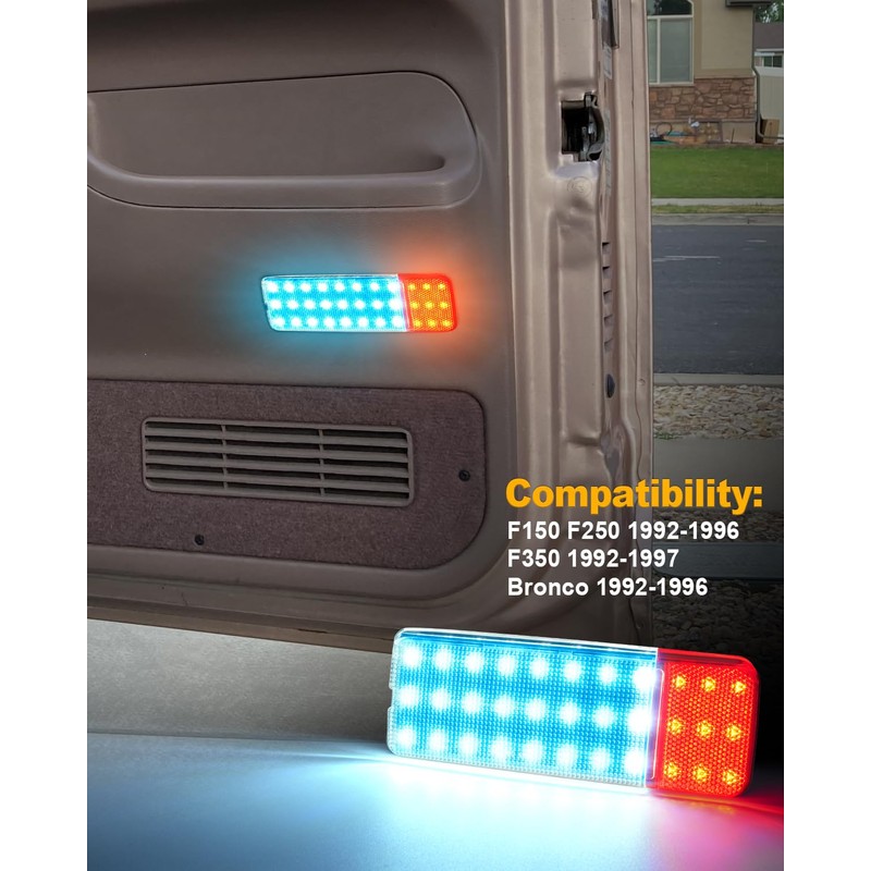 NEIFILES LED Interior Door Panel Lights Reflector Courtesy Light Compatible