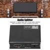 60hz Optical Fiber Audio Splitter Stereo Audio Stable Performance Audio