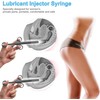 Mokkker 2Pcs Lube Applicator Syringes, Tube Launcher Shooter Reusable Lubricant