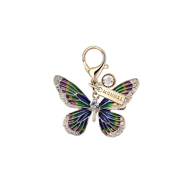 Monnel MC163 - Colgante con diseño de mariposa grande con