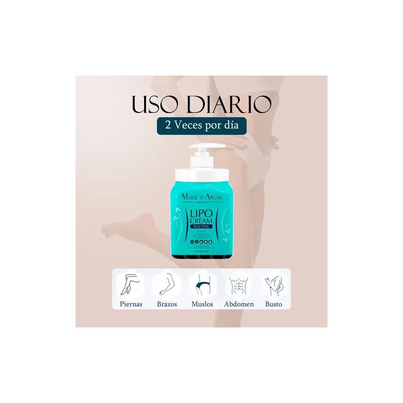 Marie D'argan Lipo Cream Reductora Anticelulítica 454ml Vari