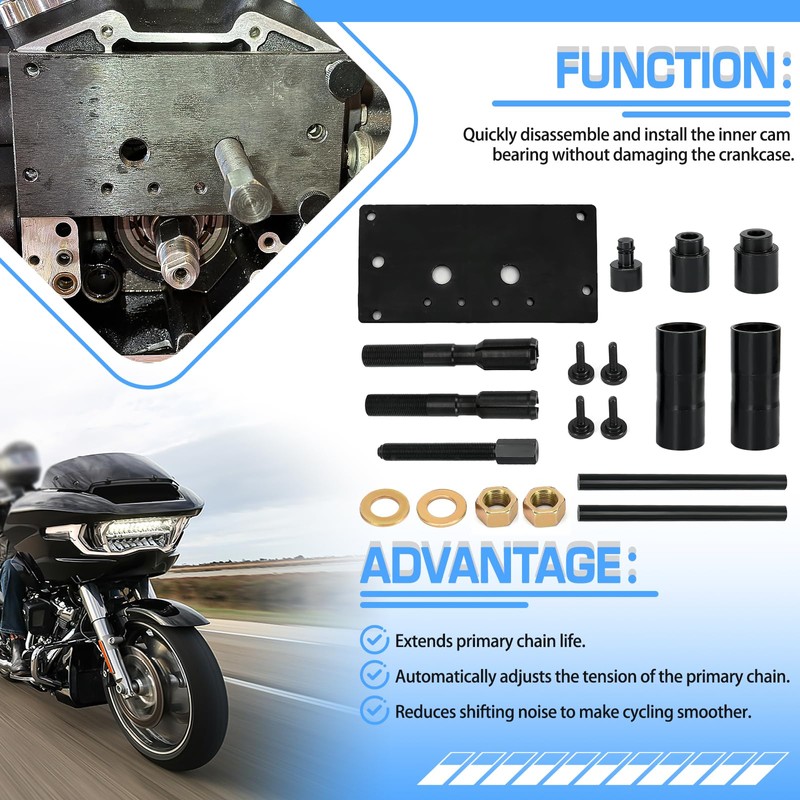 FQRANBO Inner Cam Bearing Installer and Puller Tools Compatible with