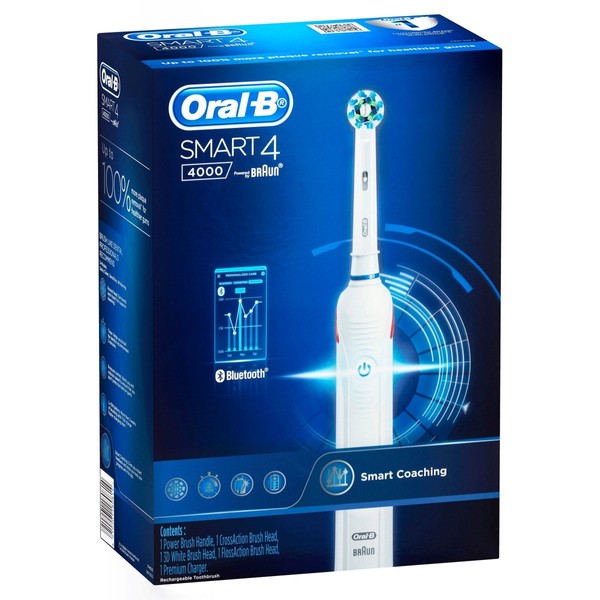 Oral-B Oral B Smart 4 4000 White Power Electric Toothbrush