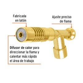 Truper MECH-R, Mechero para lata roscada