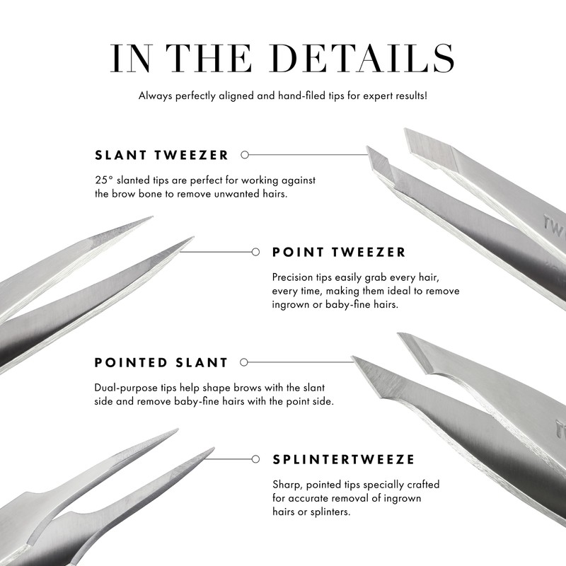 Tweezerman Leopard Slant Tweezer