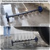 2-in-1 Pressure Washer Undercarriage Cleaner Water Broom, 24" Surface Cleaner