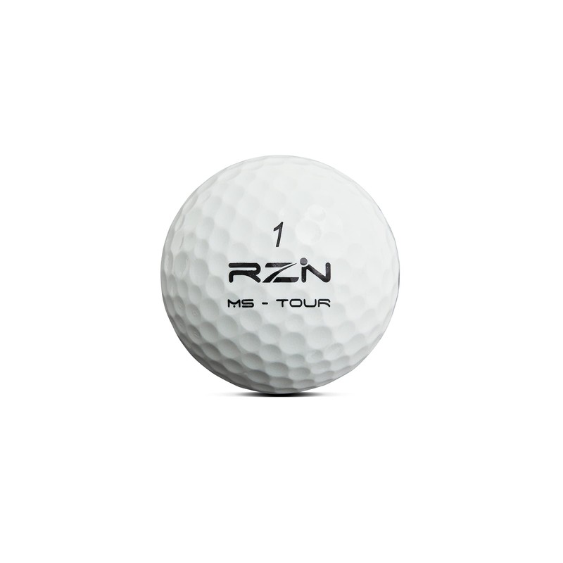 RZN Golf 3 Piece MS-TOUR Golf Balls, 1 Dozen (12