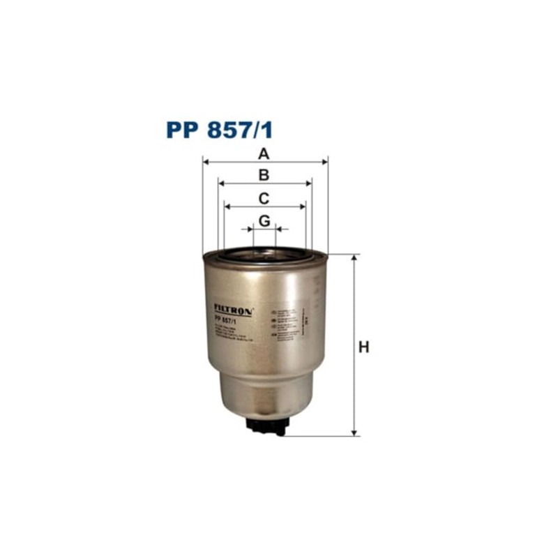 Filtron Fuel Filter PP857/1
