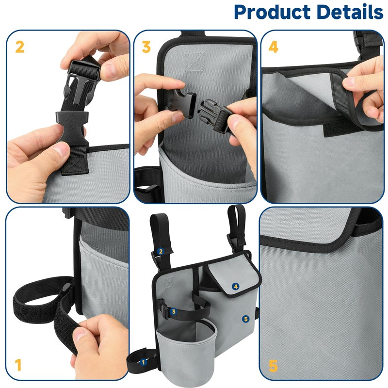 Xxerciz Chair Cup Holder Phone Holder, Camping Chair Armrest Drink