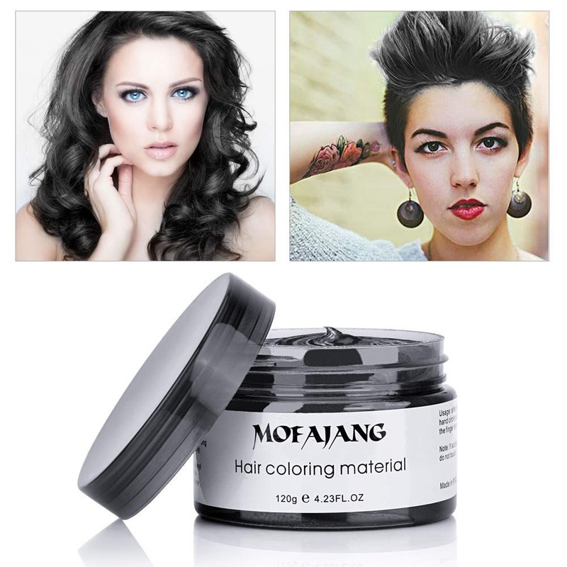 MOFAJANG Unisex Hair Wax Color Dye Styling Cream Mud, Natural