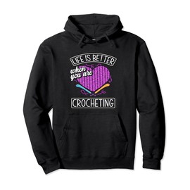 Funny Crocheting Crochet Quote Crocheter Pullover Hoodie