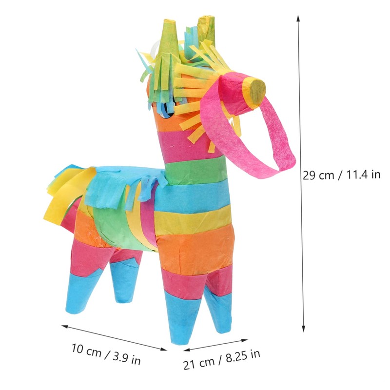 Totority 3pcs Donkey Decor for Cinco De Mayo and Birthday