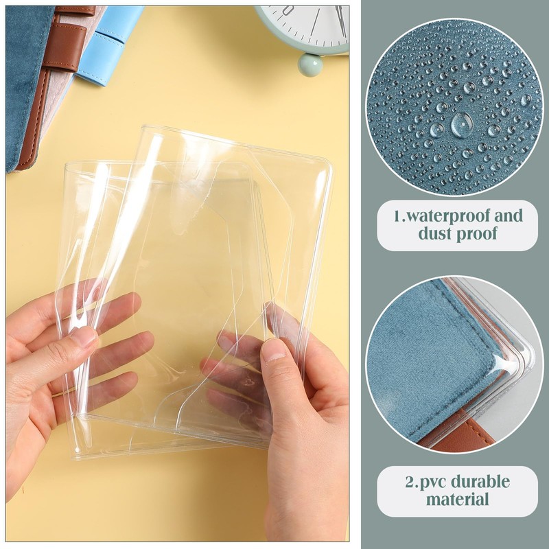 AmazingSpark 4 Pcs A6 Clear Plastic Cover 10.0 x 6.7