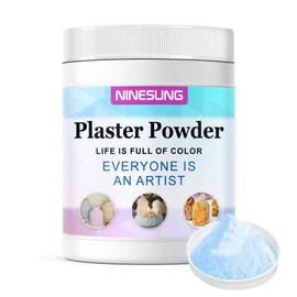 1LB Gypsum Powder, Plaster of Powder - Hand Mold Casting Kit Powder, Gypsum Cement, Pottery & Ceramic Plaster Powder for Crafts, Sculpture, Diorama and Home Decor (Blue, 16 Ounces)