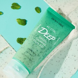 Deweytree [Dewytree] AC Control Deep Green Calming Clay Gel Pore Pack 100ml / [듀이트리] AC 컨트롤 딥 그린 카밍 클레이젤 모공팩 100ml