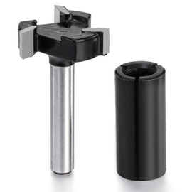 ZEAYEA CNC Spoilboard Surfacing Router Bit, 1/4 inch Shank 1/2 inch Cutting Diameter, Slab Flattening Router Bit, Wood Planing Bit for Spoilboard Surfacing, Trimming and Slotting