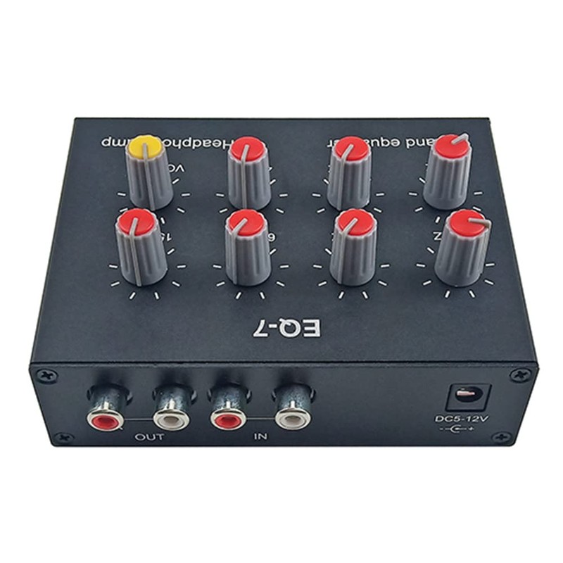 Asyduey 7-Segment Equalizer Tone Treble Bass Adjustment Mobile Computer Game
